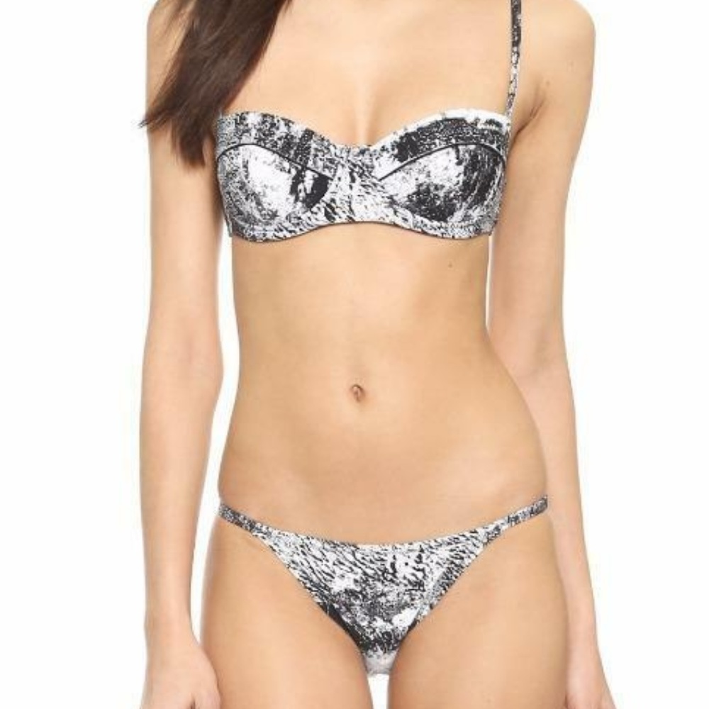 Proenza Schouler Splash Bikini Swimsuit LARGE NEW
